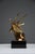 Modern Oryx Bronze Sculpture in Brass & Marble by Tchavdar Iliev, 1990s For Sale - Image 3 of 17