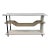 Organic Modern Palm Rope 3-Tier Console Table For Sale
