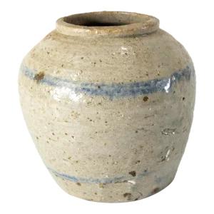 19th Century Rustic Chinese Chinoiserie Ginger Jar