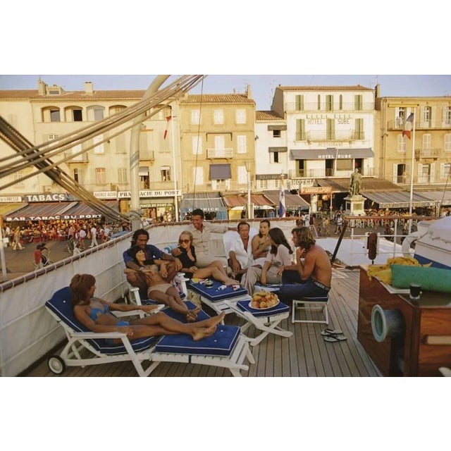 Saint Tropez, Slim Aarons, Estate Edition, 1971 For Sale - Image 3 of 3
