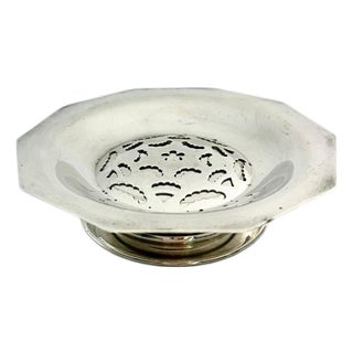 Vintage French Silver Plate Coquillor Butter Press by Jules Lorillon For Sale