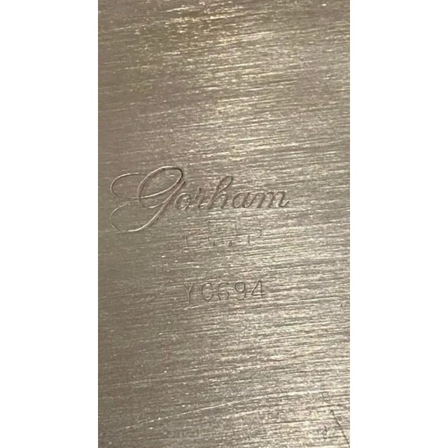 Metal Gorham by Maestri Silver Plate Diamond Serving Bowl Covered Dish For Sale - Image 7 of 7