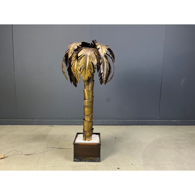 Palm Tree Floor Lamp from Maison Jansen, 1970s For Sale - Image 6 of 12