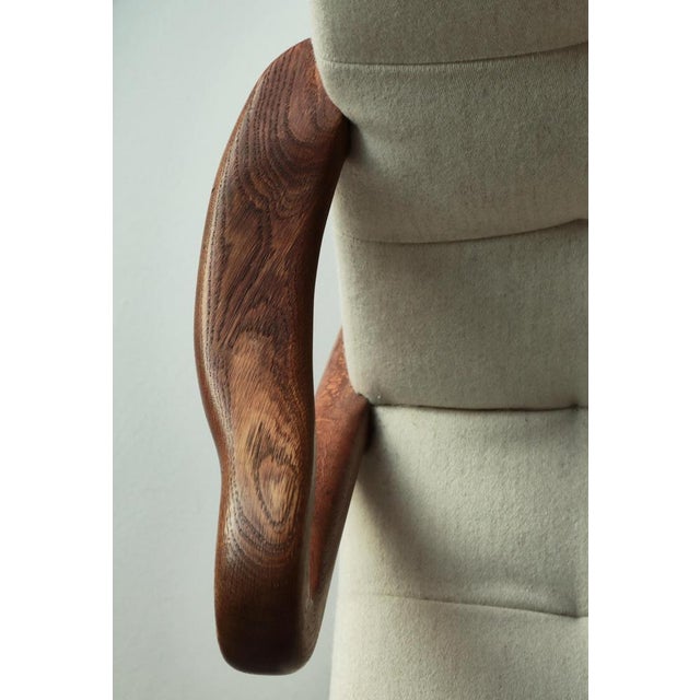 Danish Modern Model No.56 Lounge Chair attributed to Slagelse Møbelværk, 1940s For Sale - Image 9 of 17