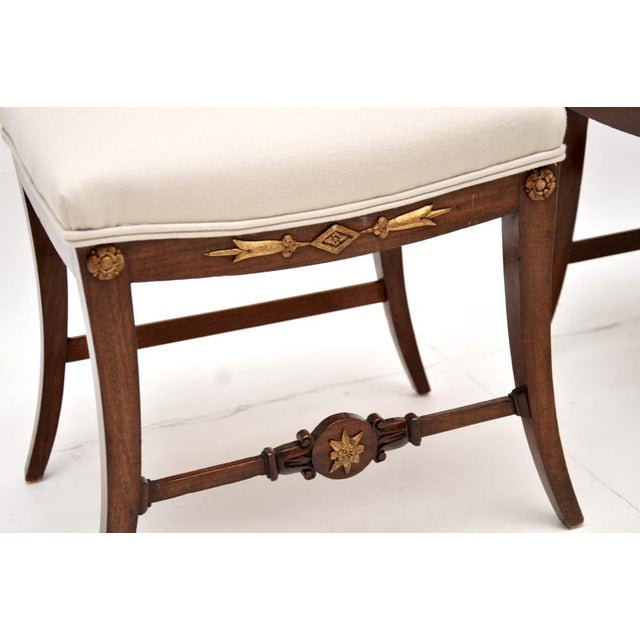 Antique Swedish Regency Stools, 1830s, Set of 2 For Sale - Image 6 of 10