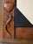 Lizardman Carved Oak Desk Blotter by Martin Dutton for the Variety Club, Leeds, 1960s For Sale - Image 3 of 7