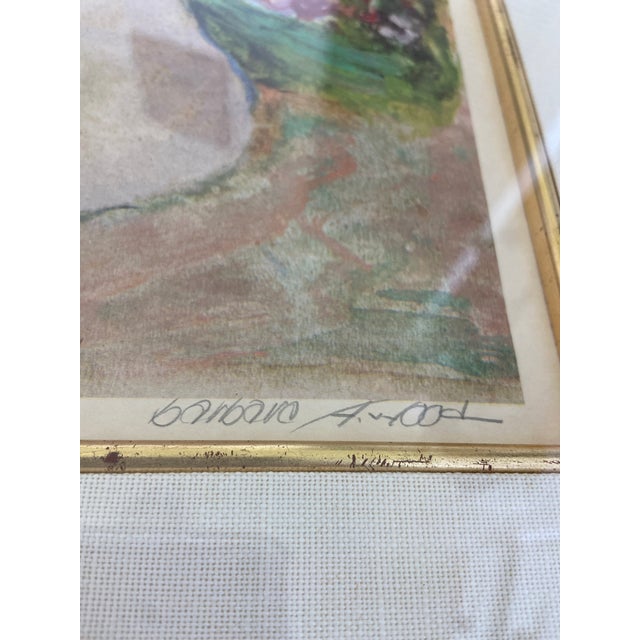 Barbara A. Wood Original Signed Expressionist Figurative Painting