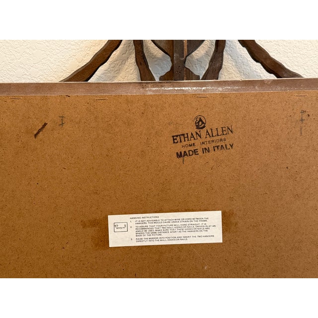 Ethan Allen Neoclassical Wall Mirror For Sale - Image 10 of 10