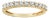 14K Yellow Gold Plated .925 Sterling Silver 1/2 cttw Shared Prong Set Brilliant Round-Cut Diamond 11 Stone Band Ring (J-K Color,SI2-I1 Clarity) Size 8 For Sale