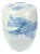 Chinoiserie Blue and White Dancing Dragon Garden Stool For Sale