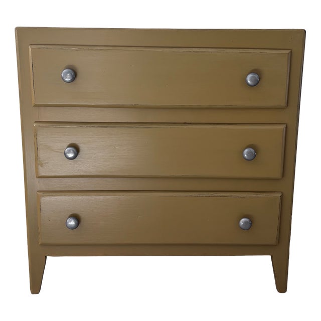 Small Patinated Chest of Drawers For Sale
