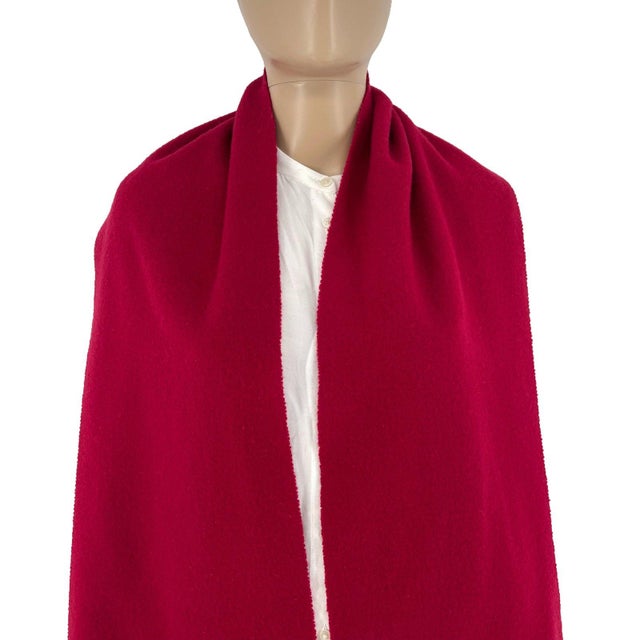 Polo Ralph Lauren Red 100% Wool Scarf