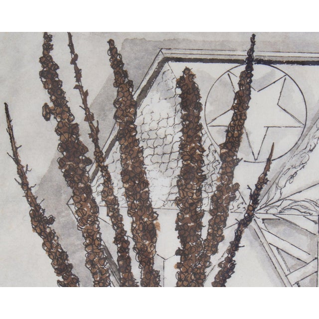 Tan 1990 Watercolor Still Life Painting Signed by Artist James Spencer Russell For Sale - Image 8 of 9