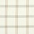 Sample - Schumacher Luberon Plaid Fabric in Natural For Sale