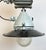 Grey Cast Aluminium Explosion Proof Pendant Lamp with Enameled Shade from Elektrosvit, 1970s For Sale - Image 4 of 18
