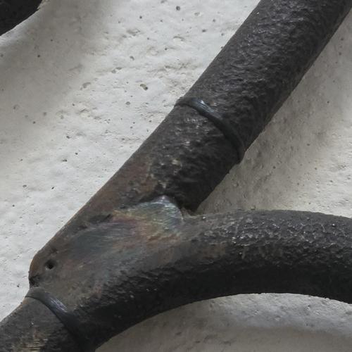 Handcrafted Five-Light Wall Sconce in Wrought Iron with Scrolls For Sale - Image 9 of 10