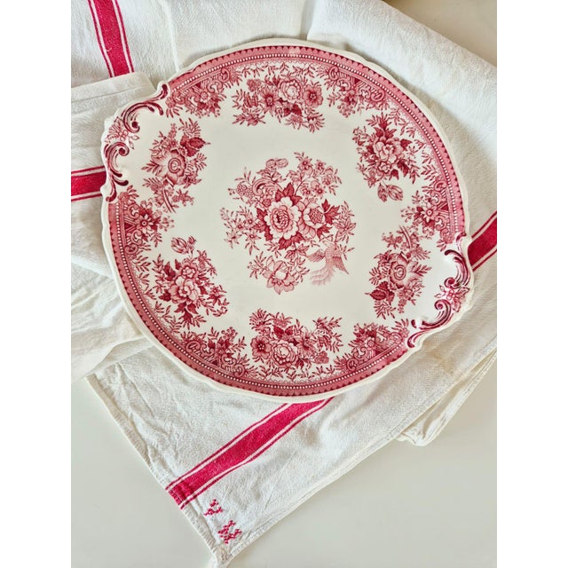 Vintage Round Serving Tray from Villeroy & Boch Mettlach, 1950s For Sale - Image 6 of 7