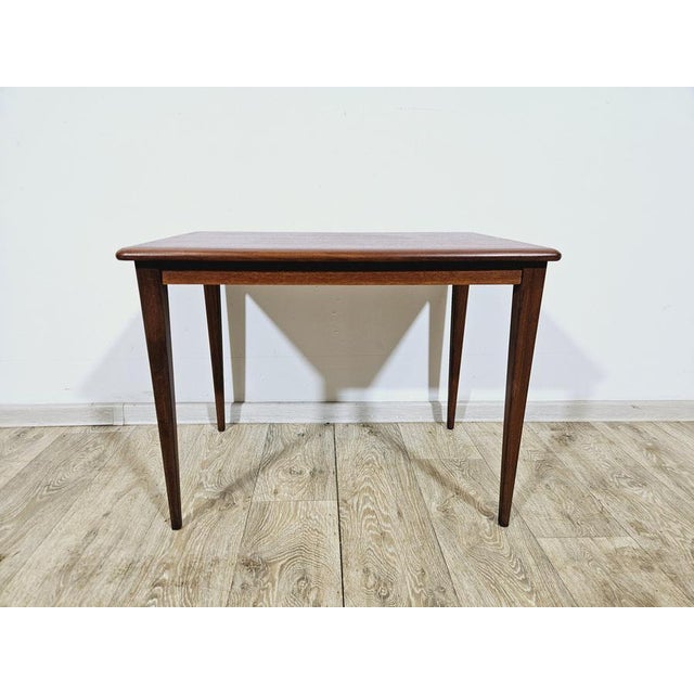 Wood Danish Side Table in Teak, 1960s For Sale - Image 7 of 14