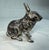 Ivory Antique 1920's Cast Iron Bunny Rabbit Animal Still Coin Bank – A.c. Williams For Sale - Image 8 of 9