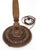 Brown Early 20th Century Restored Victorian Painted Cast Iron & Wood Bridge Floor Lamp For Sale - Image 8 of 9
