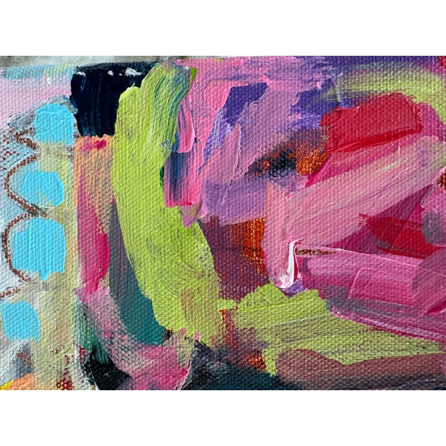 Contemporary 2025 Original European Acrylic Abstract Painting, Framed For Sale - Image 3 of 6