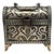 Antique 19th Century Silver Overlay "Teremok" Casket / Jewelry Box For Sale
