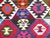 1970s Handmade Vintage Kilim Boho Rug For Sale - Image 10 of 13