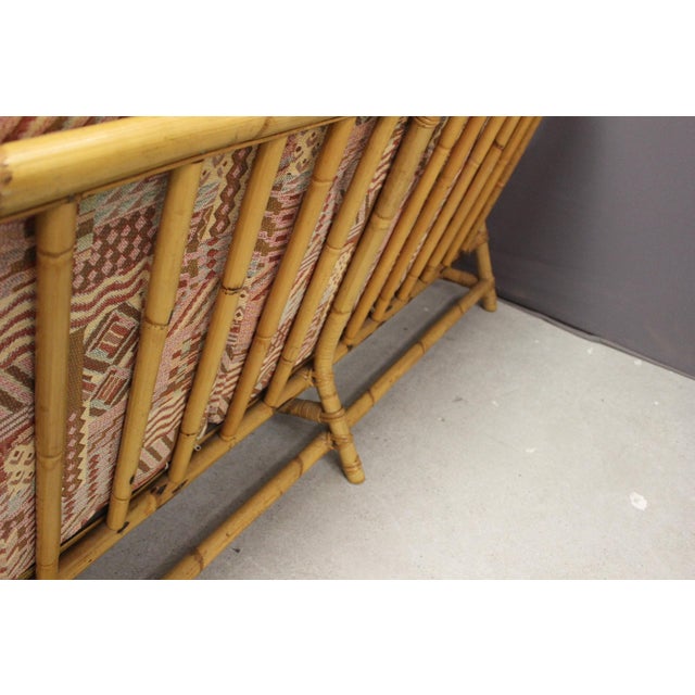 Rattan 3-Seater Sofa, 1970 For Sale - Image 10 of 11