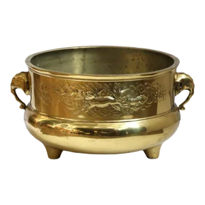 Solid Brass Pot