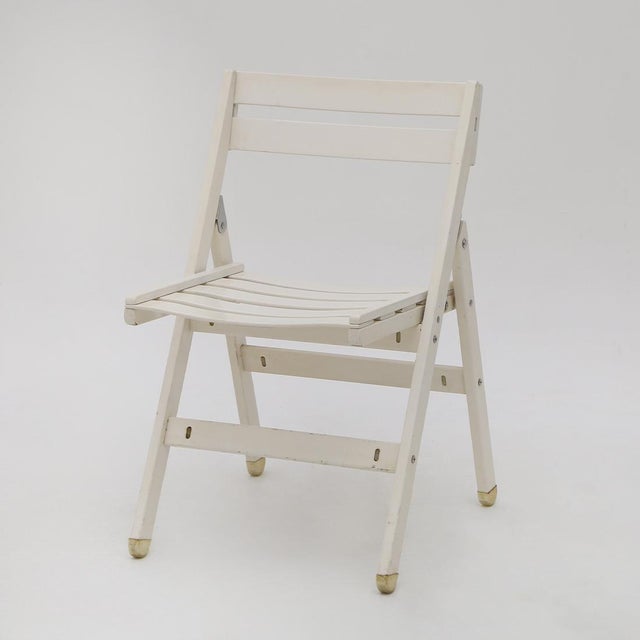 1970s Vintage Folding Outdoor Chairs by Reguitti, 1970s, Set of 6 For Sale - Image 5 of 12