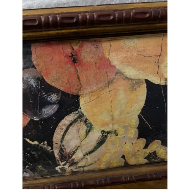 Vintage/Antique Wood Wall Mirror For Sale - Image 4 of 5