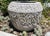Stone Carved Balinese Garden Pot Hand carved intricate floral band border along with a beautifully designed scroll floral...