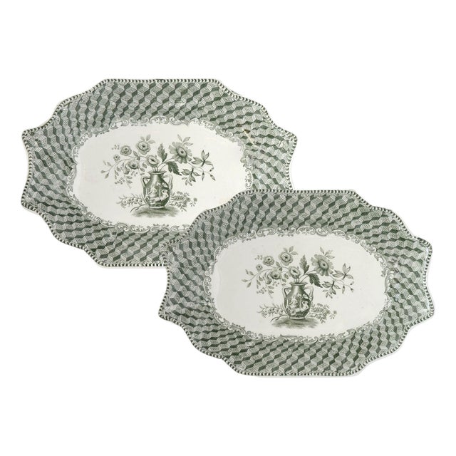 1830s Spode “Portland Vase” Serving Dishes, Pair For Sale