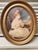 Pair of Antique Art Prints of girls in oval frames by Joshua Reynolds (1723–1792), he was one of the most influential...