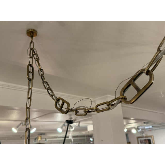 Noz Nozawa for Corbett Lighting Six Light Daith Chandelier For Sale - Image 9 of 13