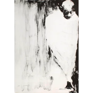 2009 Ahmed Shahabuddin - Gandhi - the Salt March Lithograph