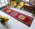 Mid-Century Modern 1950s Hand-Knotted Turkish Runner Rug Bold Colors Tribal Hallway Decor Lady Bug Pattern Unused - 3'4" X 13' For Sale - Image 3 of 17