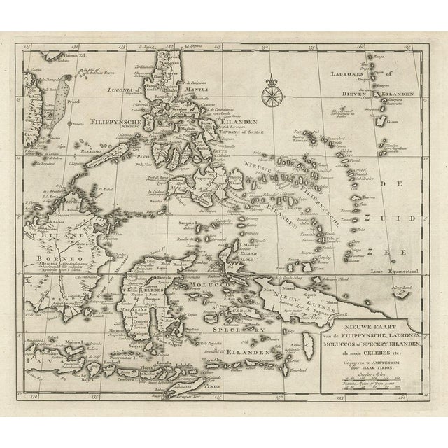 Map of the Philippines and Part of Indonesia Spice Islands, 1744 For Sale - Image 3 of 6