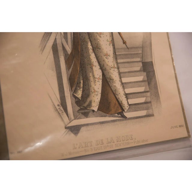 Antique l'Arte De Le Mode Print For Sale - Image 4 of 5