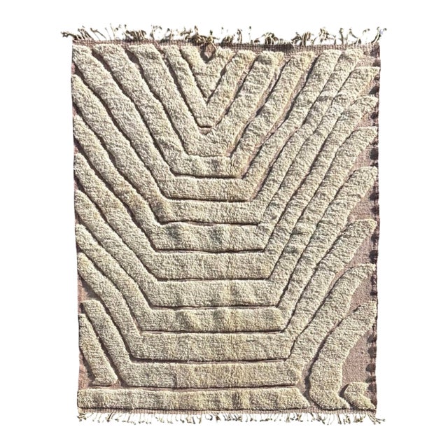 Berber Modern Moroccan Mrirt Wool Rug For Sale
