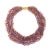Mid 20th Century Gianmaria Buccellati Torsade Necklace Amethyst Citrine 18k Gold Gemstone Vintage For Sale - Image 4 of 4