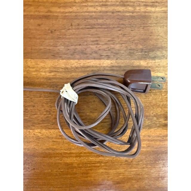 Vintage Stickley Walnut Table Lamp W/Original Shade For Sale - Image 11 of 11