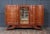 Art Deco Walnut Sideboard with Glazed Display Cabinet, 1930 For Sale - Image 10 of 18