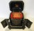 Textile 19th Century Papier Mâché Lacquered Jewelry Box Hand Painted with Inlaid With Mother-Of-Pearl For Sale - Image 7 of 13