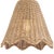 2020s Regina Andrew Summer Scalloped Rattan Outdoor Pendant, Small For Sale - Image 5 of 8
