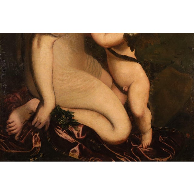 Camillo Boccaccino, Nude, Venus Cupid Boccaccino, 17th Century, Oil Painting on Canvas, Framed For Sale - Image 13 of 16