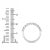 2020s Tanya Round 1/2 Ct Half Eternity Band - Size 8 For Sale - Image 5 of 5