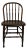 Antique Windsor Hoop Back Chair - Original Finish & Label - S Bent - Massachusetts For Sale