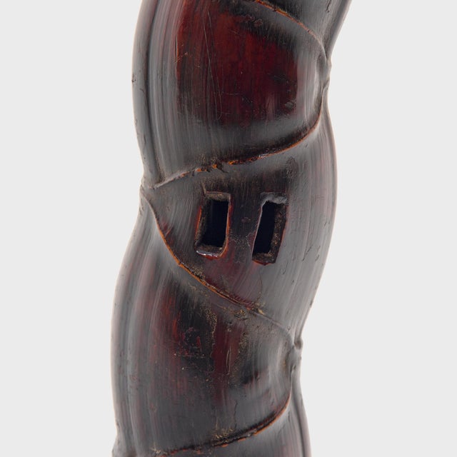 Chinese Buddha Belly Bamboo Pipe, C. 1900 For Sale In Chicago - Image 6 of 7