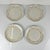 Mid-Century Modern Primefleur Creation Constellation Model Dessert Plates from Gien, 1950s, Set of 4 For Sale - Image 3 of 11